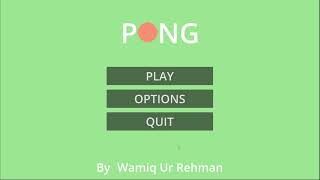 Pong Game I Made In Godot Engine [upl. by Danny]