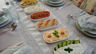 6 Şık ve Piratik Meze Tarifi  MuhammaraHumus  HaydariHavuç TaratorYoğurtlu Köz Patlıcan [upl. by Hgielrahc534]