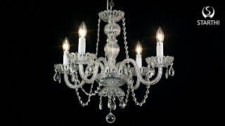 4Light Crystal Chandelier Assembling and Installation Video [upl. by Soren]