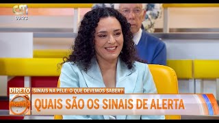 Sinais na pele o que devemos saber  Programa Manhã CM da CMTV [upl. by Anitroc]