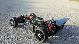 Arrma Typhon Back to Back 130 mph practice [upl. by Sorce]