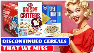 Forgotten and Discontinued Cereals We Grew Up With [upl. by Dorice]