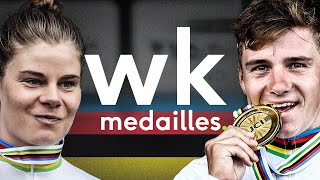 Herbeleef in 4 minuten de 19 Belgische medailles op het Super WK wielrennen [upl. by Chiles621]