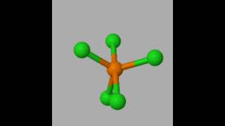 Trigonal bipyramidal structure 3D view [upl. by Elenore]