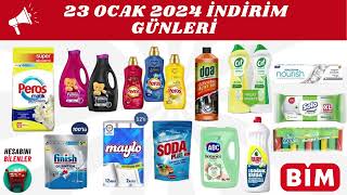 BİM Market İndirimleri  23 Ocak 2024  Aktüel Temizlik Ürünleri  Resmi Katalog  Sesli Anlatım [upl. by Carney]