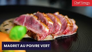 Magret de canard sauce au poivre vert [upl. by Ailam]