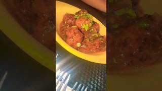 Dry Manchurian vs Gravy Manchurian which one is your favourite🤩trendingyoutubeshortsshortsviral [upl. by Inwat972]