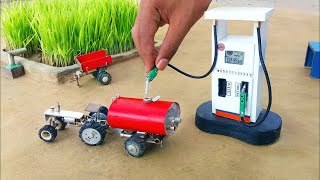 Diy mini motor water pump science project  mininhand pump  diy tractor captainfarma [upl. by Jit]