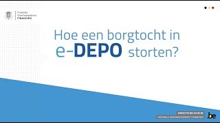 Hoe stort ik een borgtocht in eDEPO [upl. by Ateuqahs270]