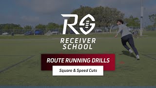 2 Route Running Drills for Wide Receivers [upl. by Allmon332]