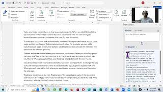 HOW TO TRANSLATE TEXT IN WORD DOCUMENT [upl. by Itirp]