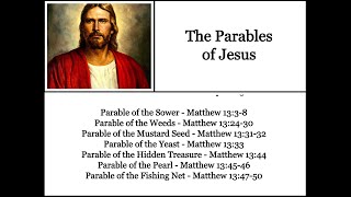 The Parables of Jesus  Matthew Chapter 13 [upl. by Mattland]