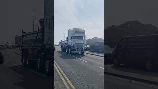 Loud CDoyle tipper leaving Waterford truckshow 2024 [upl. by Lekar]