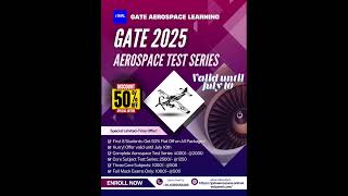 Unlock 50 Off on GATE Aerospace 2025 Test Seriesaerospaceengineering2025 gateaerospacetestseries [upl. by Theran107]