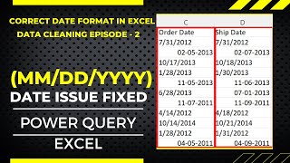 How change date format in excel ddmmyyyy to mmddyyyy How to fix date format issue in excel [upl. by Jehoash]