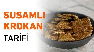 Susamlı Krokan Nasıl Yapılır  Susamlı Krokan Tarifi [upl. by Oyam]