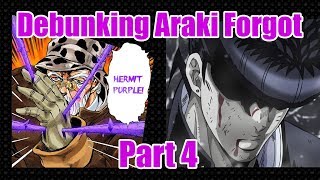 Debunking Araki Forgot Part 4  Diamond Is Unbreakable [upl. by Nodrog350]