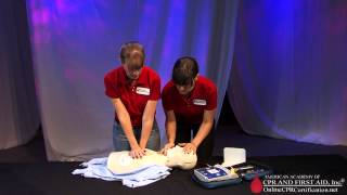 CPR Training Video  How to Use an AED Automated External Defibrillator [upl. by Aidin359]