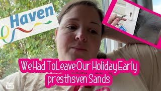 We had to leave holiday early Haven day 3 presthaven sands [upl. by Llaccm]