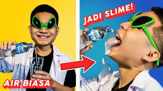 AIR PUTIH BISA JADI SLIME DALAM SEKEJAP  EXPERIMENK [upl. by Gnov]