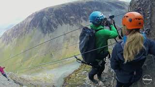 Honister Slate Mine  Via Ferrata  April 2017 [upl. by Mulderig615]