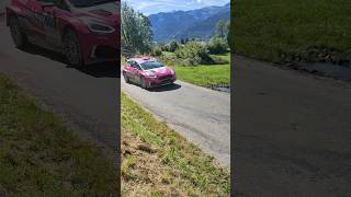 Rallye MontBlanc Morzine 2024 RUMEAU Sarah amp AMBLARD Julie like rally yt shorts car fun vlog [upl. by Manheim413]