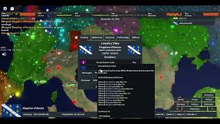 Forming Ostrogothic Kingdom and Balkan Federation Roblox rise of nations [upl. by Saleem232]