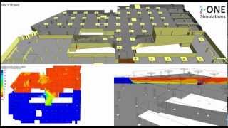 Smoke exhaust system car park by ONE Simulations [upl. by Elianore]