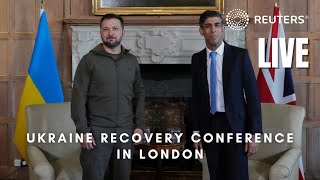 LIVE Ukraine Recovery Conference takes place in London [upl. by Enaoj972]