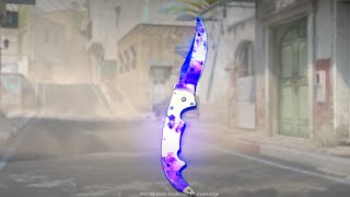 CS2 FALCHION Knife SAPPHIRE [upl. by Neersin]