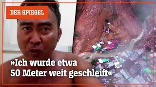 Naturkatastrophe in Indonesien Erdrutsch begräbt Anwohner  DER SPIEGEL [upl. by Newmark779]