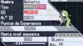 2do Evento Pokémon Meloetta Pokémon Negro 2 y Blanco 2 [upl. by Tan]