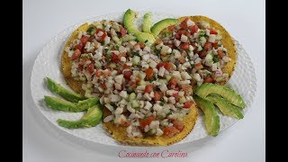 CEVICHE DE PESCADO 🐟TILAPIA COMO HACER CEVICHECEVICHE ESTILO SINALOA [upl. by Nayve]