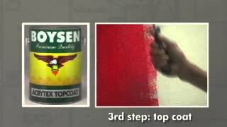 Painting It Easy With BOYSEN Acrytex [upl. by Kikelia]