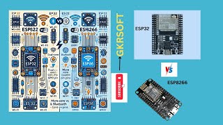 ESP32  ESP8266  ESP32 VS ESP8266  ESP8266 Boards  ESP32 Boards IOT [upl. by Innej543]