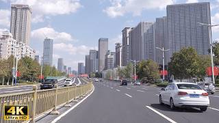 Driving in Jinan 4K  Jingshi Rd  One of the Longest Urban Highways in China [upl. by Violante]