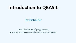 Data in Qbasic  part 2 Chapter  17  Program With Bishal [upl. by Fanchie5]