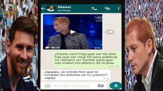 EL WHATSAPP DE LIBERMAN CON MESSI [upl. by Dambro]