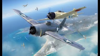 Classic Duels  Grumman F4F Wildcat vs Mitsubishi A6M ZeroSen [upl. by Judith272]