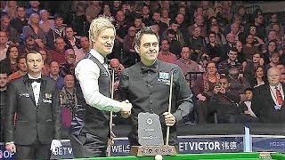 Robertson v OSullivan 2016 Final Welsh Open BBC [upl. by Worrell]