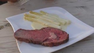 Folge 109 Gesmokter Rostbraten mit Spargel und Sauce Hollandaise [upl. by Euqinemod]