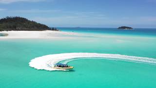 Whitehaven Beach  Whitsunday Islands  in 4k [upl. by Nylodnew]