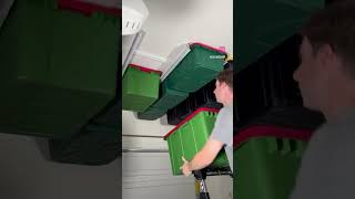 Transform Your Garage with USAMade Tote Slide Pro Overhead Storage [upl. by Ehsrop]