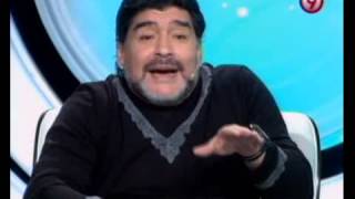 TVR  Diego Maradona sobre la eterna rivalidad Maradona  Pelé 210712 [upl. by Hammad]