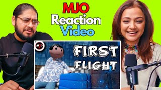 MAKE JOKE OF MJO  FIRST FLIGHT  By Saurabh Shukla  Reaction  Neeti and Raman [upl. by Holsworth853]