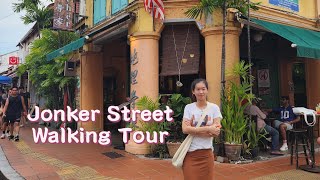 Jonker Malacca Streetwalk  Jonker Street Night Market Melaka  September 2024  Travel Vlog [upl. by Riegel]