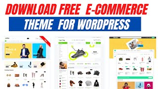 Best Free Ecommerce Theme For WordPress 2022  Download WordPress Ecommerce Theme 2022 Free [upl. by Enailuj]