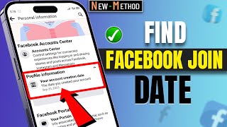 How To Find Facebook Join Date 2024 [upl. by Eniowtna]