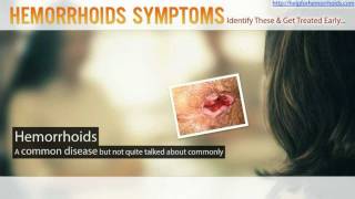 Hemorrhoids Symptoms  Identify these amp get treated early [upl. by Ilowell676]