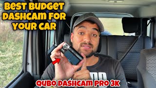 Why you must have a Dashcam in car  Qubo Dashcam Pro 3K review [upl. by Rehpotsihrc]